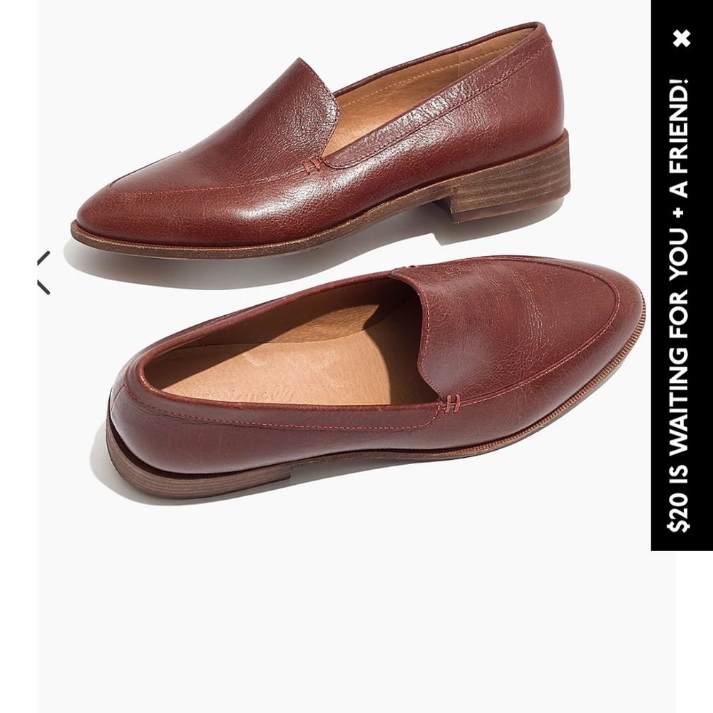 Madewell leather loafers